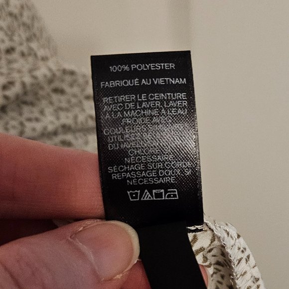 Express Button Down Patterned Shirt Dress Size SMALL - Picture 8 of 9